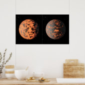 Super-Earth 55 Cancri E Poster (Küche)