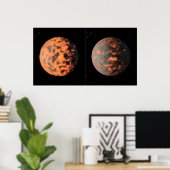 Super-Earth 55 Cancri E Poster (Heimbüro)