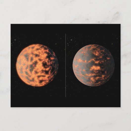 Super-Earth 55 Cancri E Postkarte (Vorderseite)