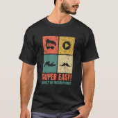 Super Easy kaum ein unangenehmer Film Rant Fun T-Shirt (Vorderseite)