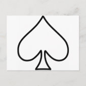 Super einfache Spreizform Postkarte (Vorderseite)