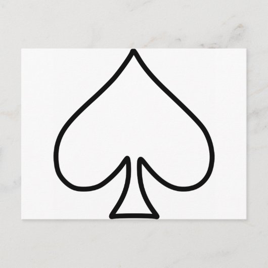 Super einfache Spreizform Postkarte (Vorderseite)