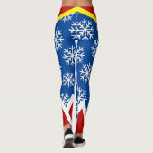 SUPER ELF! Schneeflocken Leggings (Rückseite)