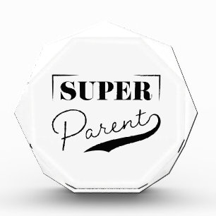 Super-Elternteil Fotoblock