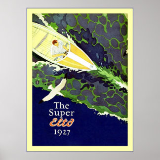 Super Elto ~ 1927 ~ Vintage Werbung Poster