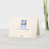 Super Excise Cat Birthday Card Karte (Rückseite)