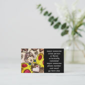 super fantastische Geschäfts-Karte Visitenkarte (Stehend Vorderseite)