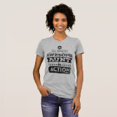 Super fantastische Tante In Action (Hipster-Art) T-Shirt (Vorne ganz)