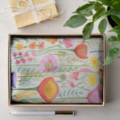 Super farbenfrohe Frühlingsblumen Seidenpapier (Geschenk)