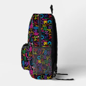 Super farbige ABCs und 123 Bedruckter Rucksack (Rechts)