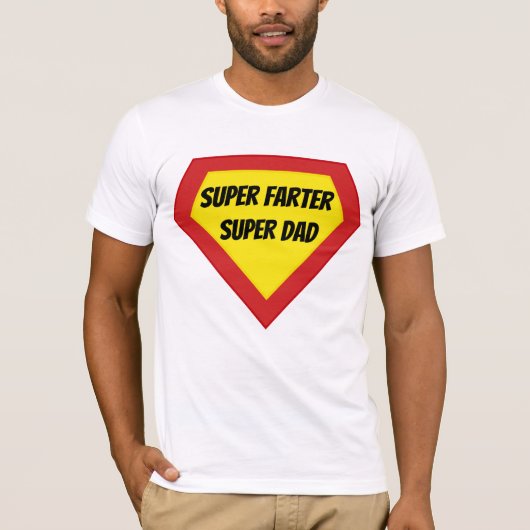 Super Farter Super Vater T-Shirt (Vorderseite)