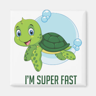 Super Fast Turtle Magnet