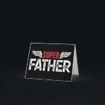 Super Father Birthday Card Karte<br><div class="desc">Gönnen Sie dem Vater ein besonderes Geschenk an seinem Geburtstag,  am Vatertag oder an jedem anderen Tag. Super Vater!</div>