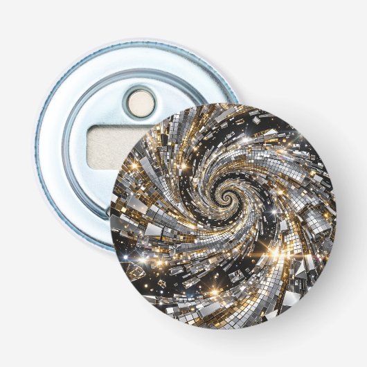 Super Flasher Spiral Oder & Silber Flaschenöffner (Vorderseite)