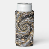 Super Flasher Spiral Oder & Silber Selters Dosenkühler (Seltzer Vorderseite)
