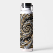 Super Flasher Spiral Oder Silber Trinkflasche (Rückseite)