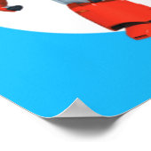 Super-Flügel-Flugzeug Poster (Ecke)