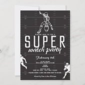 Super Football Game Day Sports Watch Partys Einladung (Vorderseite)