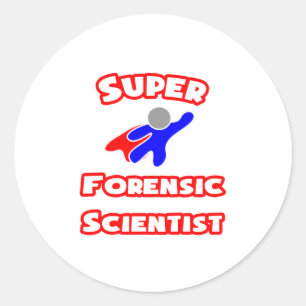 Super Forensic Scientist Runder Aufkleber
