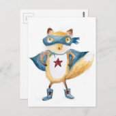 Super Fox! Postkarte (Vorne/Hinten)
