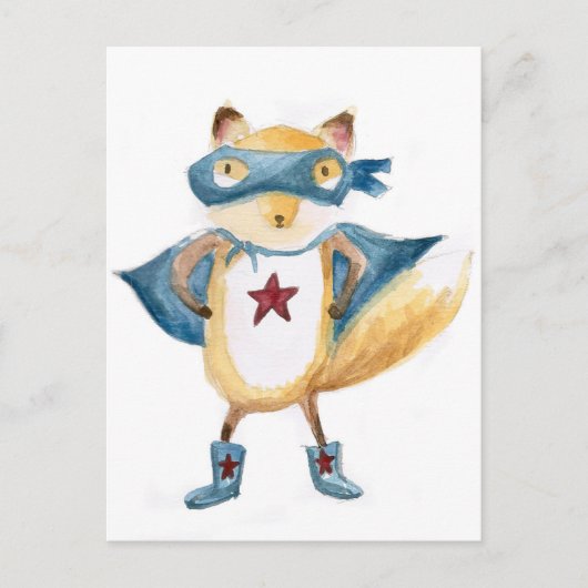 Super Fox! Postkarte (Vorderseite)