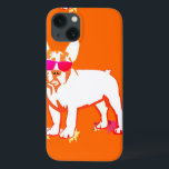 Super Frenchie Bulldog iPhone 13 Hülle<br><div class="desc">Heuuul heuuullll wauuu wird Französischer Bulldog als Rockstar</div>