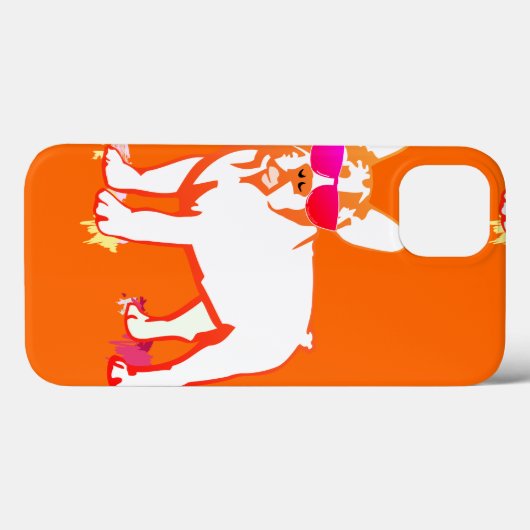 Super Frenchie Bulldog Case-Mate iPhone Hülle (Rückseite (Horizontal))