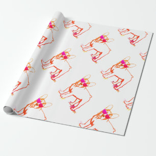 Super Frenchie Bulldog Geschenkpapier