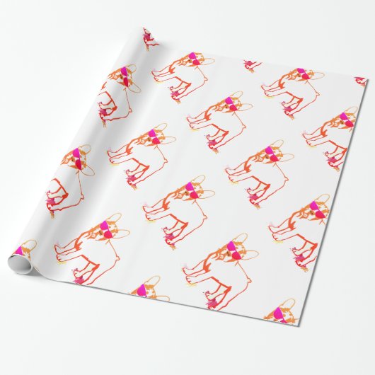 Super Frenchie Bulldog Geschenkpapier (Ungerollt)