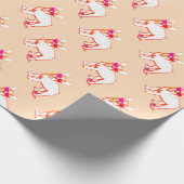 Super Frenchie Bulldog Geschenkpapier (Ecke)