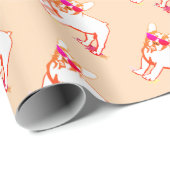 Super Frenchie Bulldog Geschenkpapier (Rolleneckpunkt)
