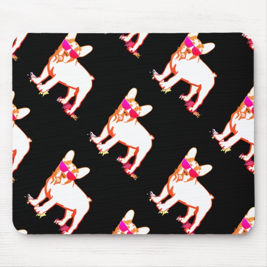 Super Frenchie Bulldog Mousepad (Vorne)