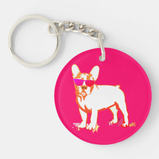 Super Frenchie Bulldog Schlüsselanhänger