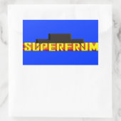 Super Frum Rechteckiger Aufkleber (Tasche)