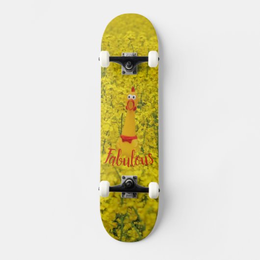 Super Fun Fabulous Chicken Skateboard! Skateboard (Vorderseite)