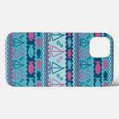 Super Fun Fisch und Segelboot Muster Case-Mate iPhone Hülle (Rückseite (Horizontal))