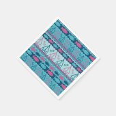 Super Fun Fisch und Segelboot Muster Serviette (Ecke)