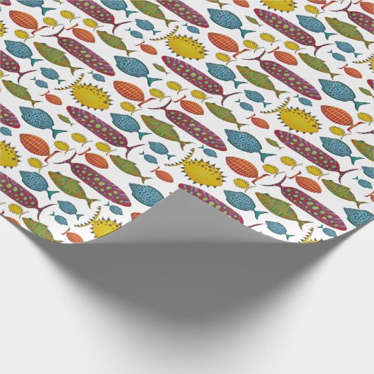 Super Fun Fish Geschenkpapier (Ecke)