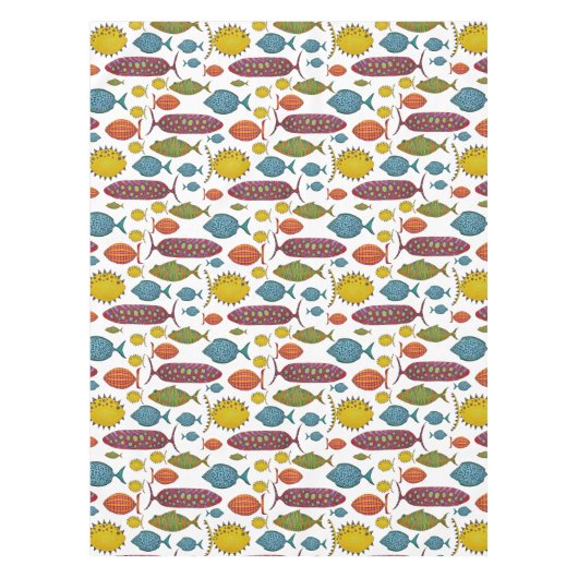 Super Fun Fish Tischdecke (Vorderseite)