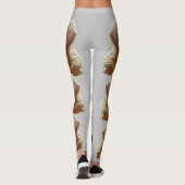 Super Fun Painted Golden Retriever Leggings (Rückseite)