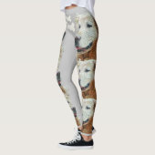Super Fun Painted Golden Retriever Leggings (Links)