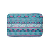 Super Fun und Segelboot Muster Badematte (Vorderseite)