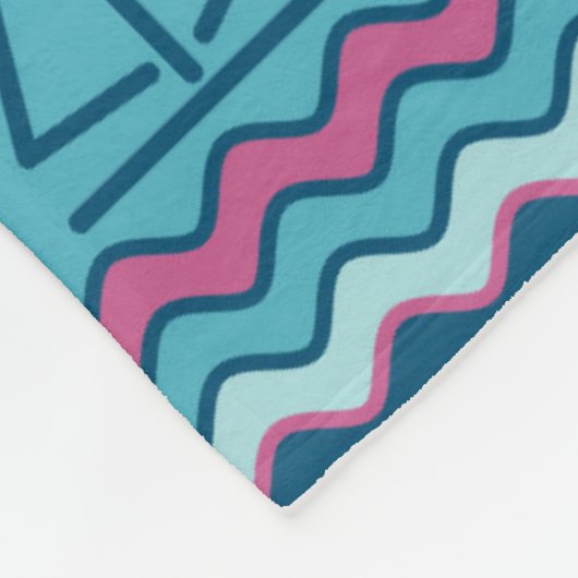 Super Fun und Segelboot Muster Fleecedecke (Ecke)