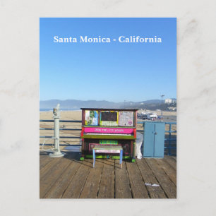Super Funky Santa Monica Postcard! Postkarte