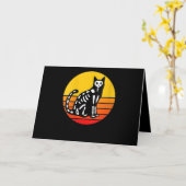 Super Funny Beängstigend Black Widow Spider Hallow Karte (Gelbe Blume)