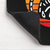 Super Funny Beängstigend Black Widow Spider Hallow Mousepad (Ecke)