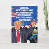 Super Funny Trumpisms Geburtstagskarte Karte (Vorderseite)
