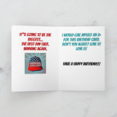 Super Funny Trumpisms Geburtstagskarte Karte (Innenseite)