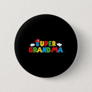 Super Gamer Oma Funny Women Day für Mütter Da Button