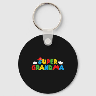 Super Gamer Oma Funny Women Day für Mütter Da Schlüsselanhänger